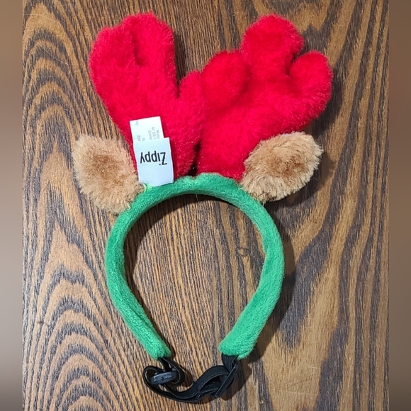 Zippy Paws adjustable reindeer antlers, for cats or small dogs - Picture 2 of 4
